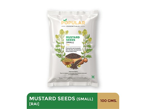 Popular Essentials Mustard Seeds/Rai - Small, 100 g