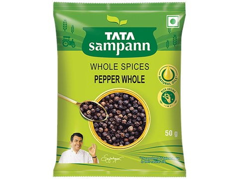Tata Sampann Pepper Whole, 50 g