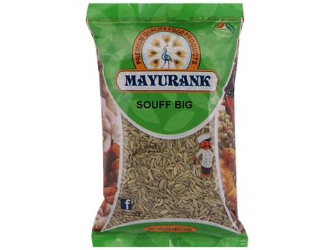 Mayurank Souff Big - Fennel Seeds, Aids Digestion & Controls Blood Pressure, 100 g
