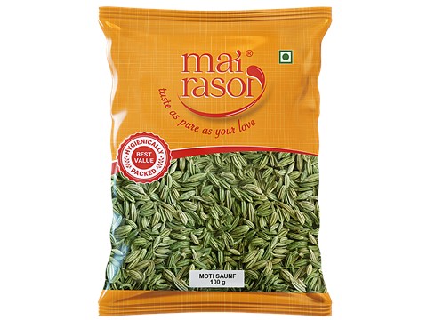 Mai Rasoi FENNEL SAUNF MOTI BIG 100 gm, 100 g