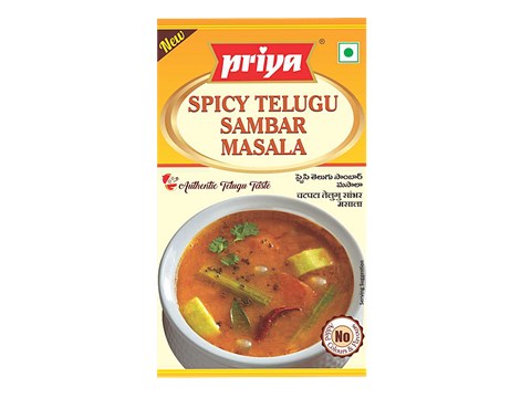 Priya Spicy Telugu Sambar Masala, 50 g