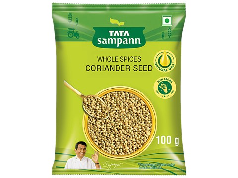 Tata Sampann Coriander/Dhaniya Whole With Natural Oils, 100 g