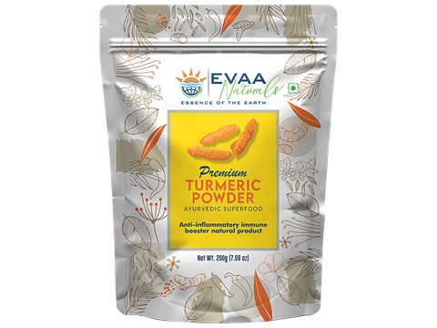 EVAA Naturals Premium Turmeric Powder, 200 g