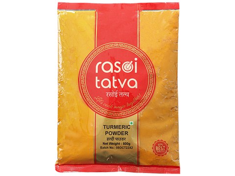 Rasoi Tatva Turmeric Powder - Natural, Premium Quality, 500 g