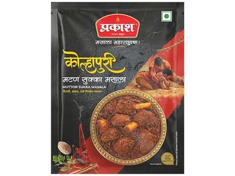 Prakash Kolhapuri Mutton Sukka Masala - Spice Mix, No Added Preservatives & Colours, 25 g