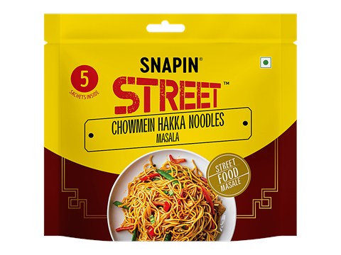 SNAPIN Street Chowmein Hakka Noodles Masala, 100 g