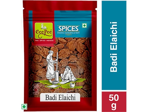 Cee Pee Black Cardamom / Badi Elaichi, 50 g