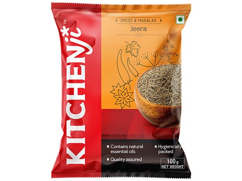 Kitchenji Cumin/Jeera Seeds - Loaded With Nutrients, 100 g