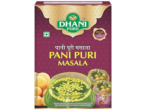 Dhani Pure Pani Puri Masala - Natural, No Artificial Colours & Preservatives, 10 g