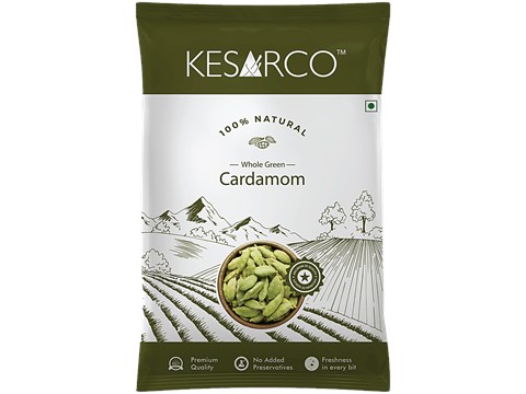 KesarCo Whole Green Cardamom / Elaichi, 20 g