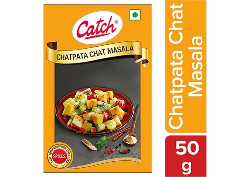 Catch Chatpata Chat Masala Powder - Spices & Herbs Blend, For Fruits, Salads, 50 g