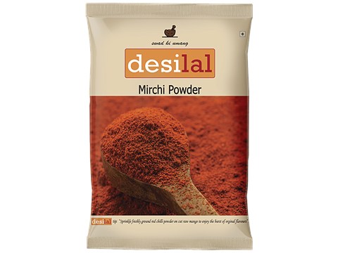 Desilal Mirchi Powder - Adds Flavour, Improves Digestion, 500 g