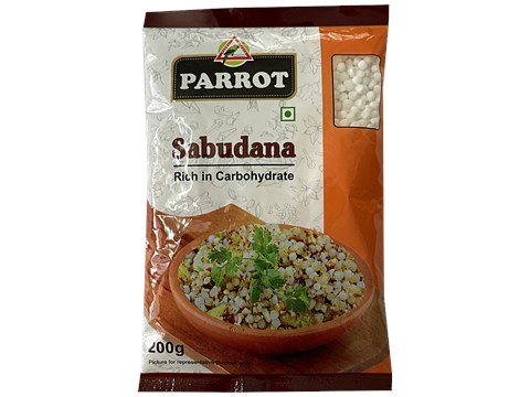 Parrot Sabudana Mota For Religious Fasting Upvas, 200 g