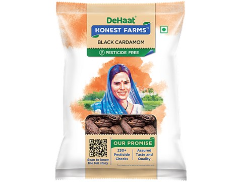 Dehaat Honest Farms Black Cardamom - Pesticide Free, 30 g