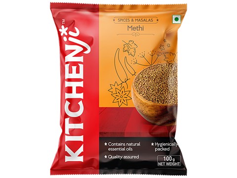 Kitchenji Fenugreek/Methi - Whole, 100 g