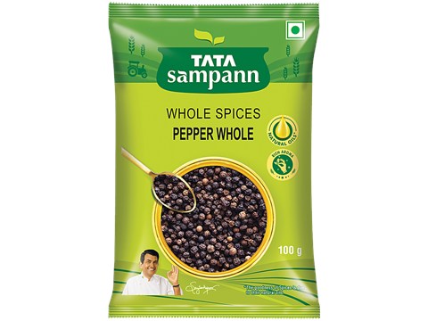 Tata Sampann Pepper Whole, 100 g