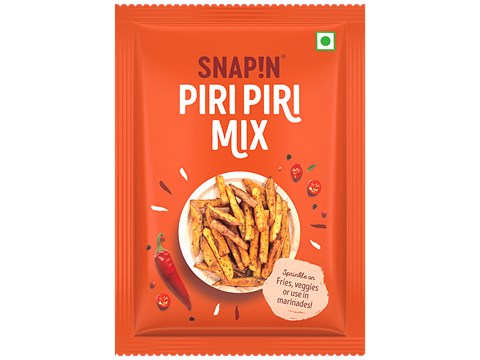 SNAPIN Piri-Piri Mix - Spicy Tangy Seasoning, Sprinkler For Snacks, Marinades, 12 g