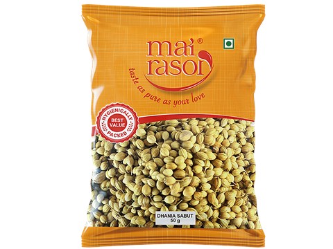 Mai Rasoi Whole Coriander/Kottambari/Dhania Sabut Seeds, 50 g