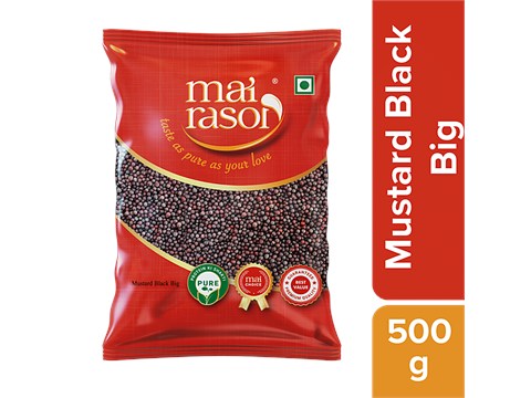 Mai Rasoi Black Mustard/Sarson/Rai/Sassvi - Big, 500 g