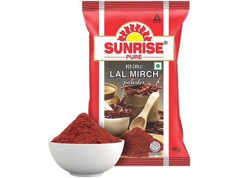 Sunrise Pure Pure Red Chilli Powder, Lal Mirch Powder, 100 g