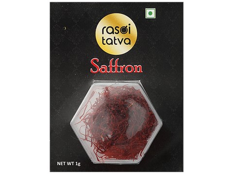 Rasoi Tatva Saffron - Natural, Premium Quality, 1 g