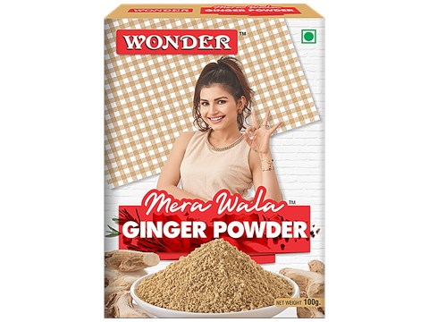 Wonder Ginger Powder - No Preservatives & Artificial Flavours, 100 g