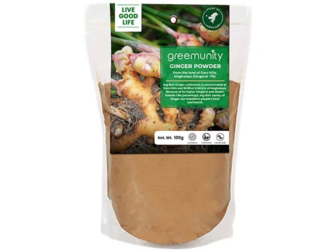 Greemunity Ginger Powder (Meghalaya), 100 g
