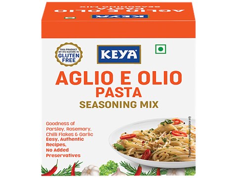 Keya Aglio E Olio Seasoning Mix - Easy, Authentic, No Added Preservatives, 60 g