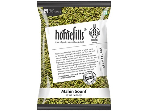 Homefills Mahin Sounf/Fine Fennel - Enhances Flavour, Mineral Rich, 100 g
