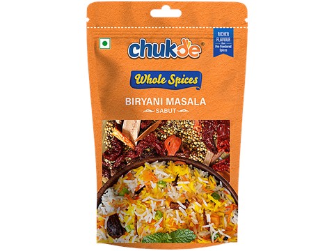 Chukde Biryani Masala Whole/Royal Spice Blend, 50 g