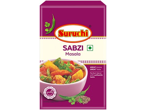Suruchi Masala - Sabji, Premium, 50 g