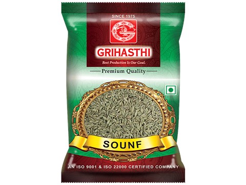 Grihasthi Sounf/Fennel - Premium, Natural & Pure, No Preservatives, 100 g