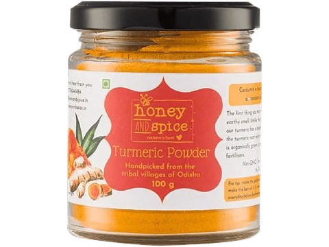 Honey and Spice Turmeric Powder - Rich In Anti Inflammatory Properties, 100 g