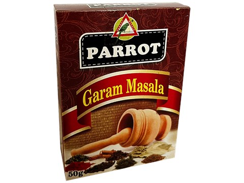 Parrot Garam Masala - Natural, Authentic Indian Flavour, 50 g