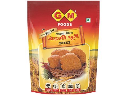 Gm Foods Masala - Mix Bedmi Puri Atta, 400 g