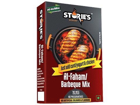 Stories Al-Faham Barbeque Mix - Intense Flavour & Aroma, No Artificial Colours & Flavours, 100 g