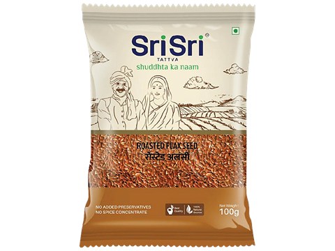 Sri Sri Tattva Flaxseed Roasted, 100 g