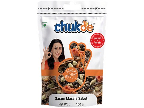 Chukde Whole Garam Masala Sabut/Premium Whole Spice Blend, 100 g