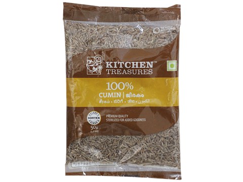 Kitchen Treasures Cumin Seeds, 50 g