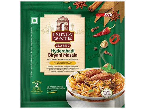 India Gate Classic Hyderabadi Biryani Masala, 70 g