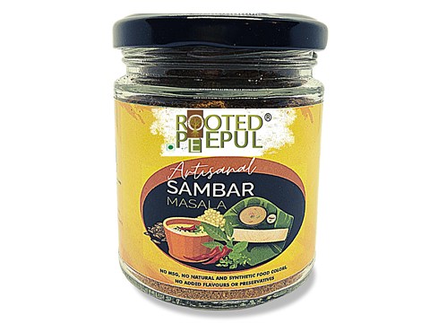 Rooted Peepul Artisanal Sambar Masala, 75 g