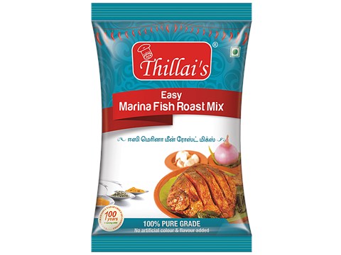 Thillai's Easy Marina Fish Roast Mix, 50 g