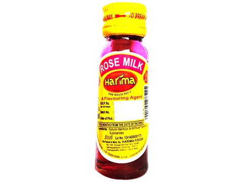 HARIMA  Rose Milk Flavouring Agent - For Preparing Bakery, Sweet Dishes, 20 ml