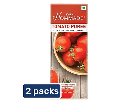 Dabur Hommade - Tomato Puree, 2x200 g