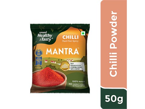 Emami Healthy & Tasty Mantra Mirch Powder /Red Chilli Powder, 50 g