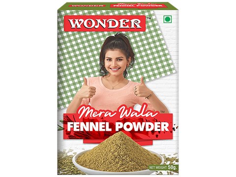 Wonder Fennel Powder - No Preservatives & Artificial Flavours, 50 g