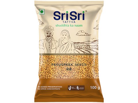 Sri Sri Tattva Fenugreek Seeds - Aids In Weight Loss, Great For Hair & Skin, 100 g