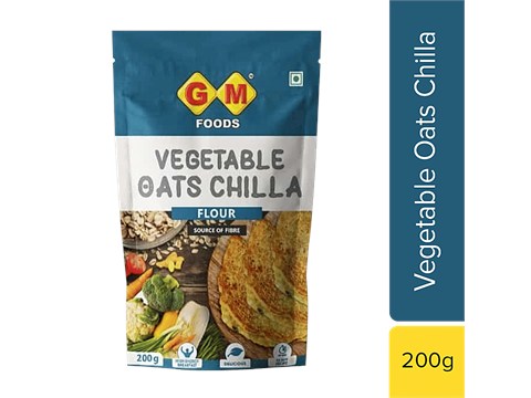 Gm Foods Vegetable Oats Chilla Flour, 200 g
