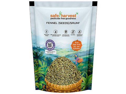 Safe Harvest Fennel Seeds/Saunf, 100 g