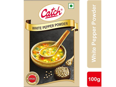 Catch White Pepper Powder - Adds Flavour & Aroma To Dishes, 100 g
